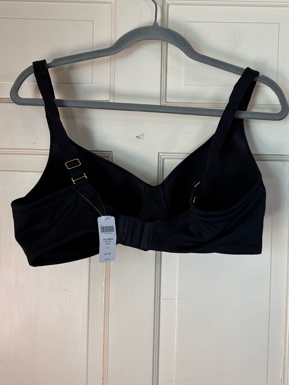 Soma 38D Embraceable Full Coverage Wireless Bra Black New - Picture 8 of 9